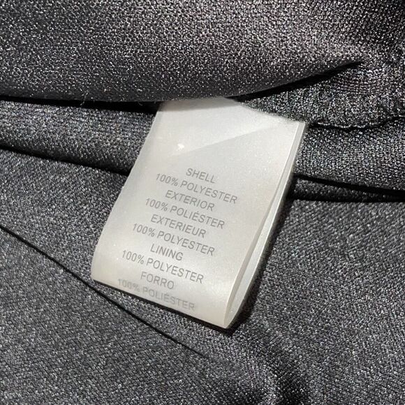 Vince Camuto Womens 3/4 Ruffle Sleeve Keyhole Back Shift Dress‎ Black Size 2 - Picture 9 of 11